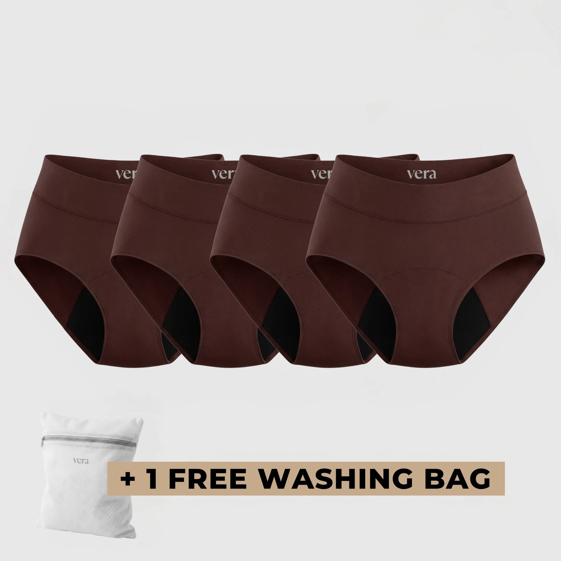 Vera's Signature Leakproof Underwear (4-Pack)