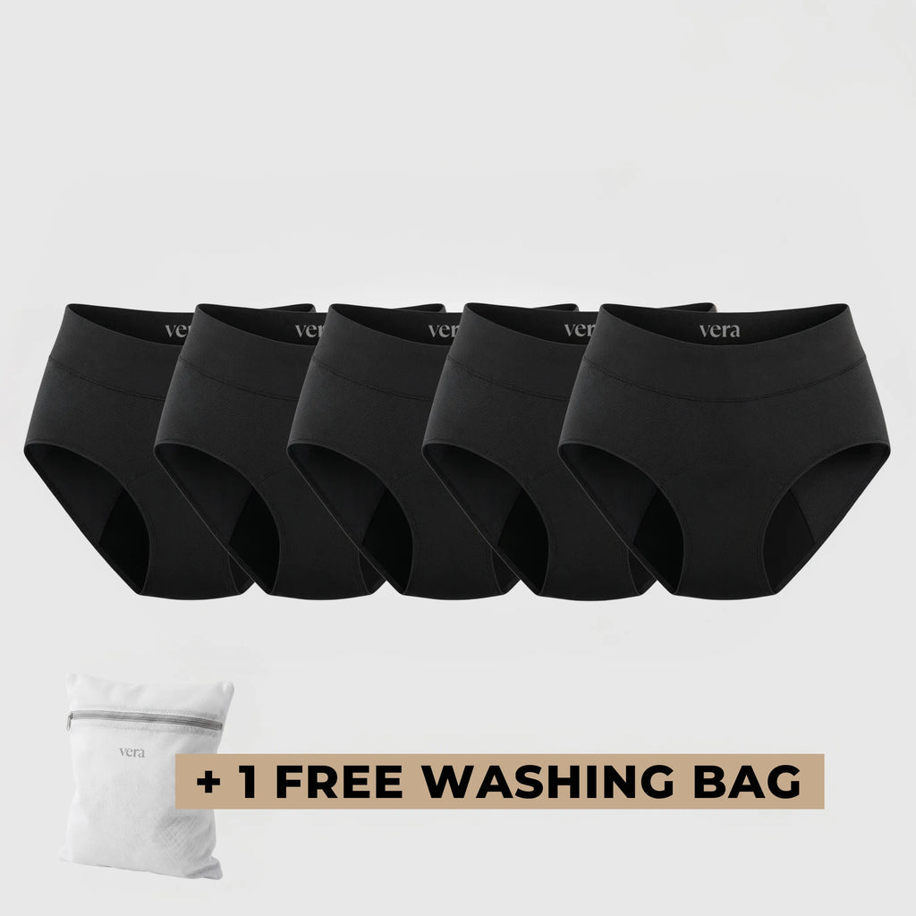 Vera's Signature Leakproof Underwear (5-Pack)