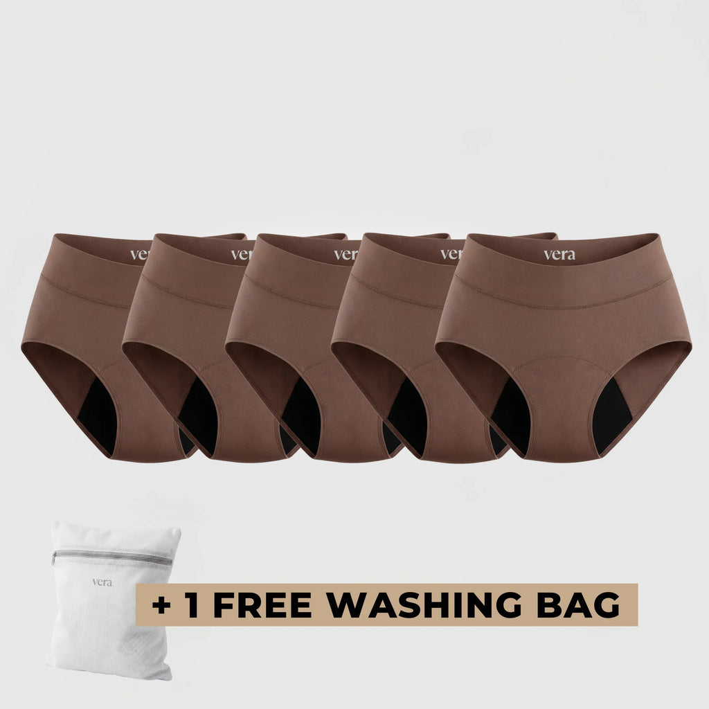 Vera's Signature Leakproof Underwear (5-Pack)