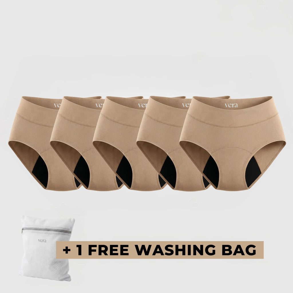 Vera's Signature Leakproof Underwear (5-Pack)