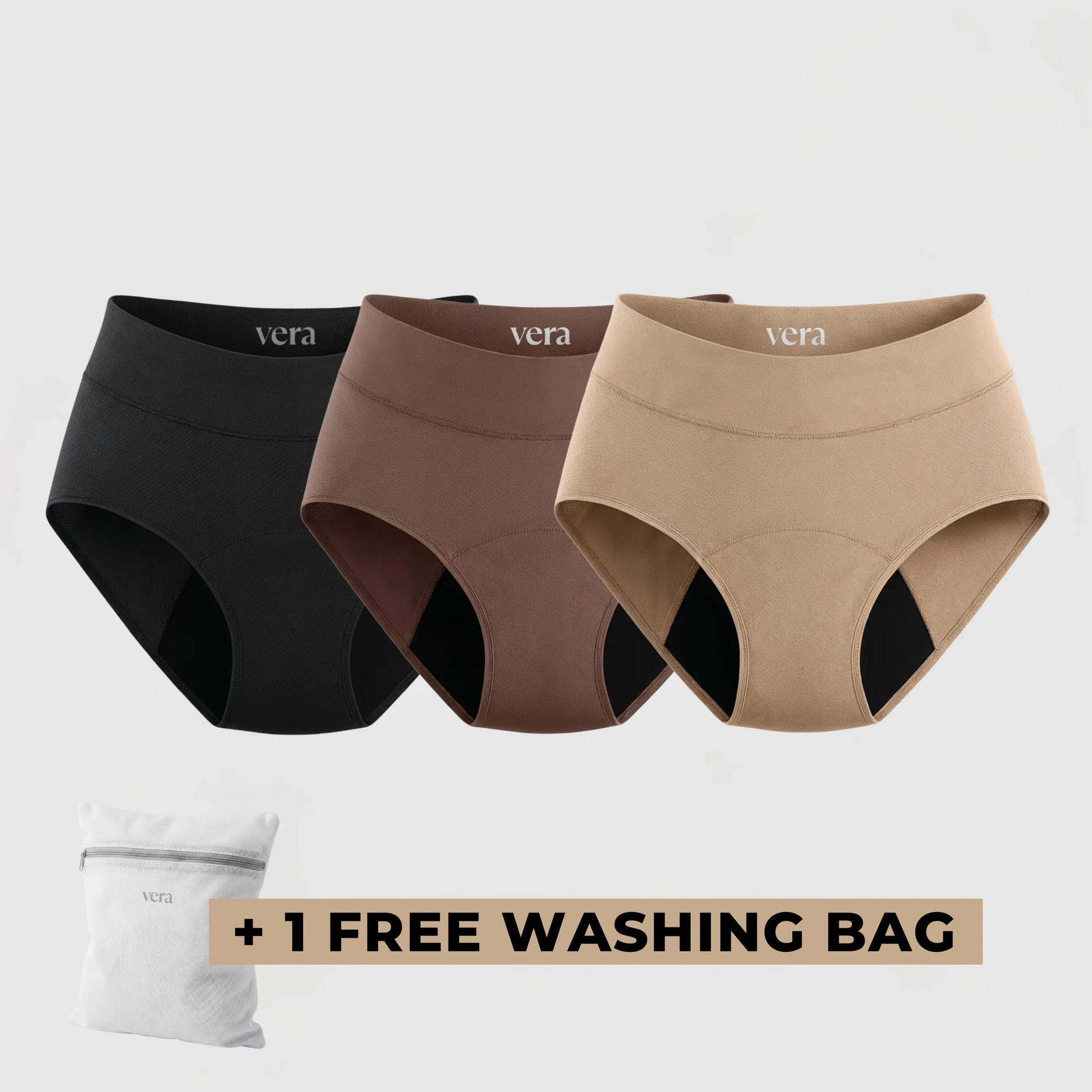 Vera's Signature Leakproof Underwear (3-Pack)