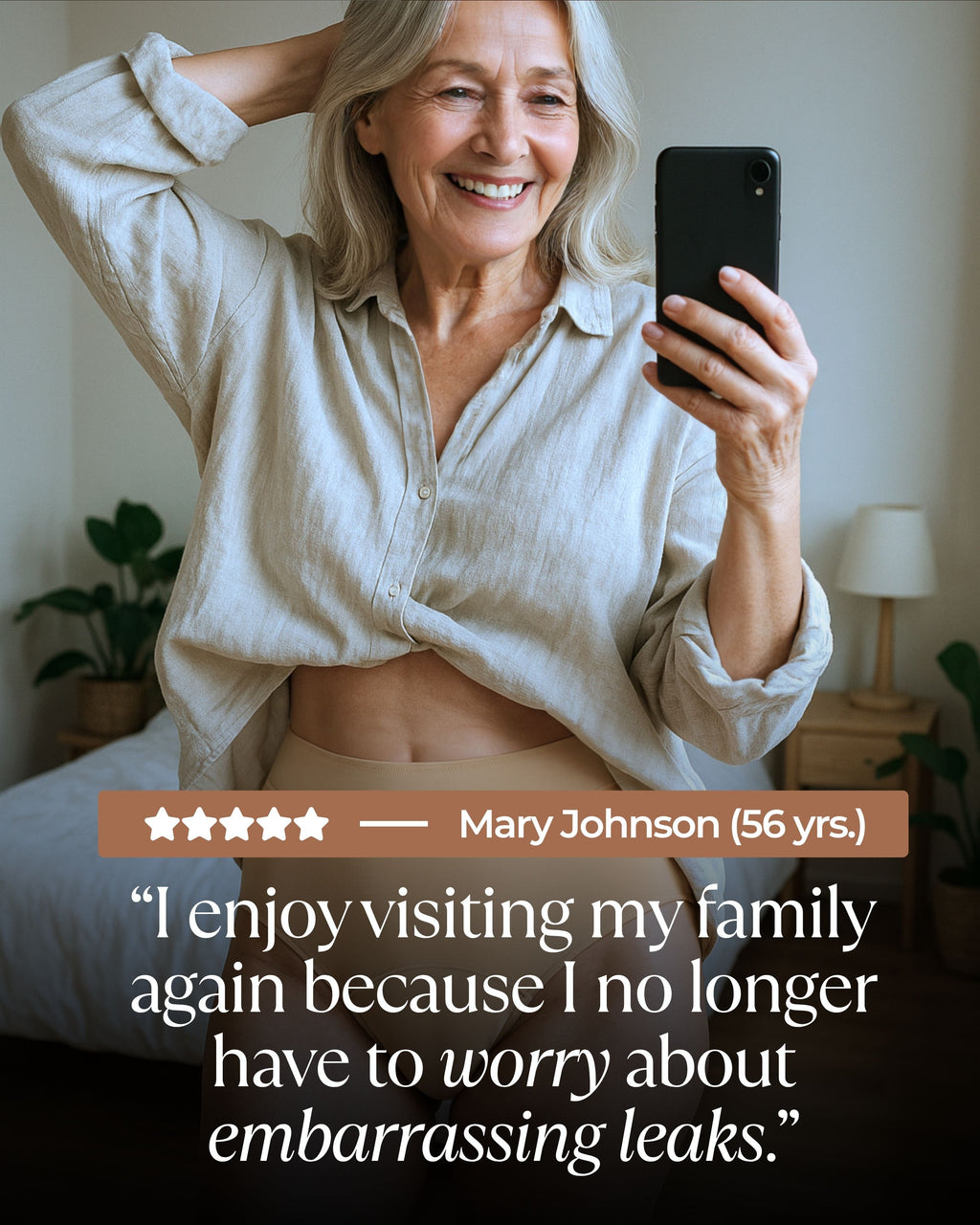 Vera's Signature Leakproof Underwear (3-Pack)