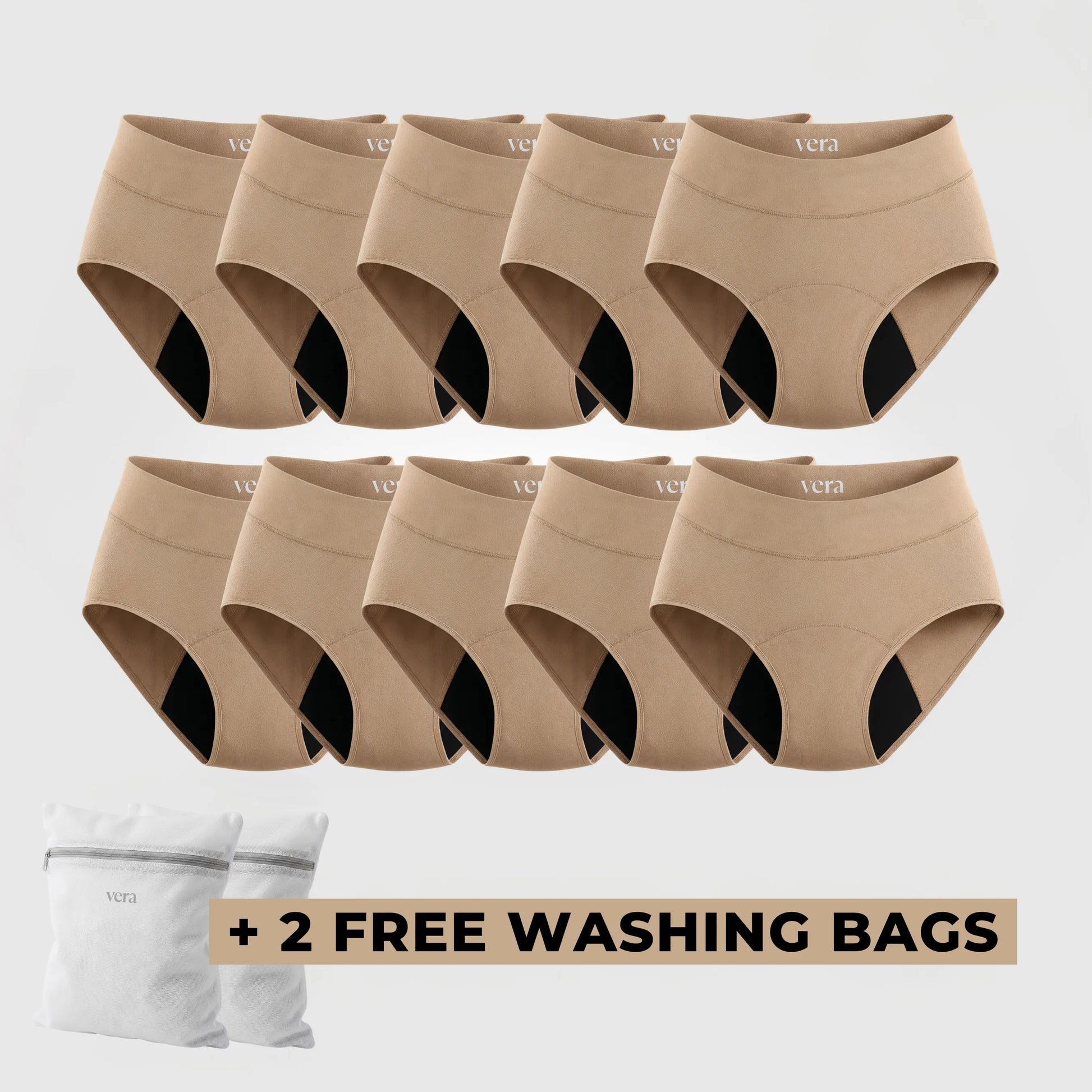 Vera's Signature Leakproof Underwear (10-Pack)