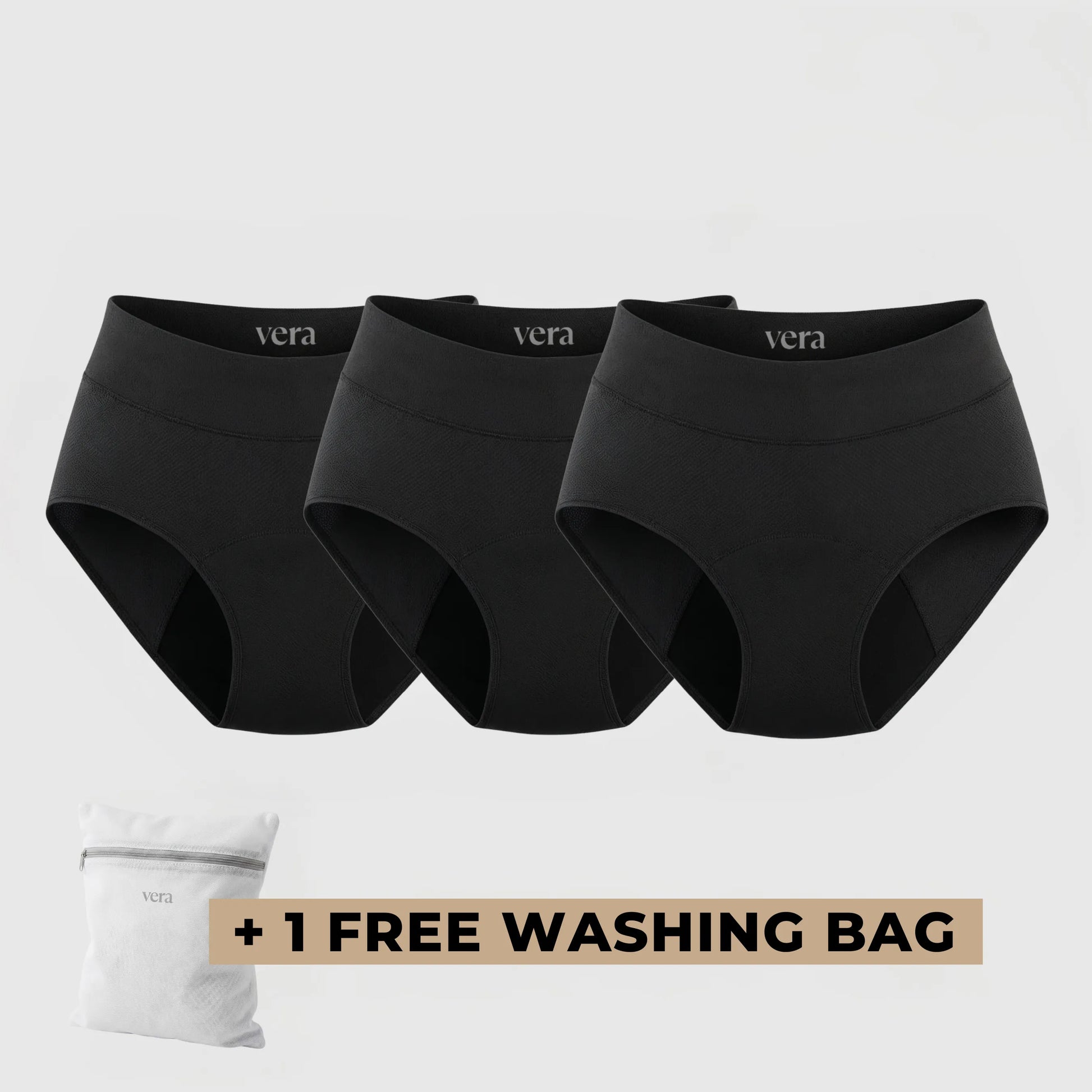 Vera's Signature Leakproof Underwear (3-Pack)