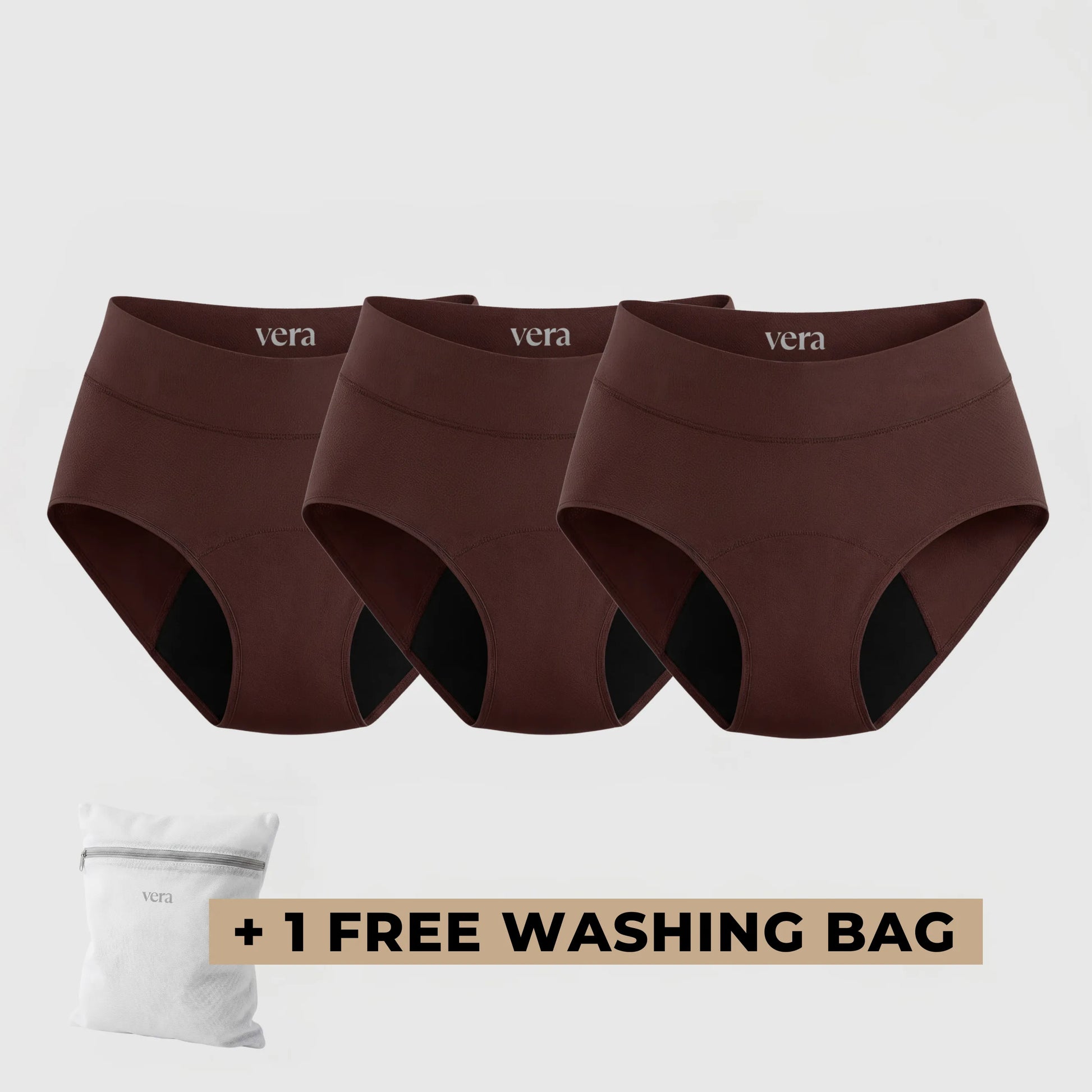Vera's Signature Leakproof Underwear (3-Pack)