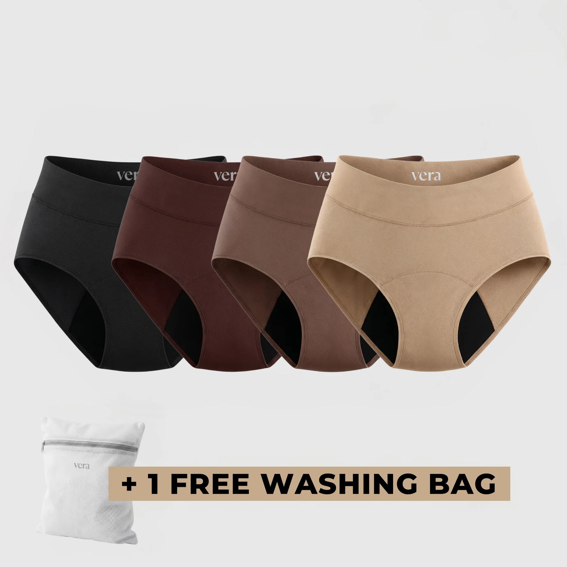 Vera's Signature Leakproof Underwear (4-Pack)